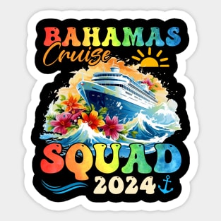 Family Cruise Bahamas 2024 Summer Matching Vacation 2024 Sticker